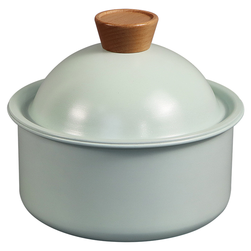 Blue Nordic Style Milk Pan mit abnehmbarem Griff