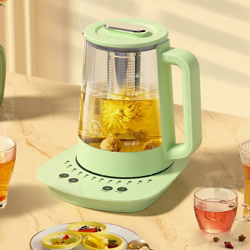 Gesunder Titaniumglas Elektrikkessel mit Tee -Infuser