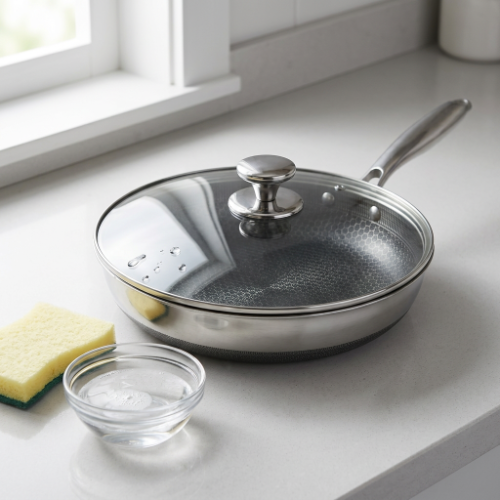 Stainless Steel Nonstick Frying Pan